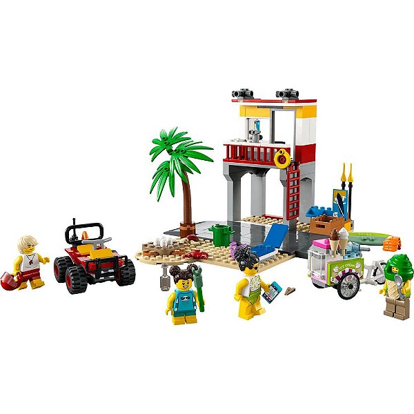 Lego City - Posto Salva-Vidas na Praia - 211 Peças - Lego