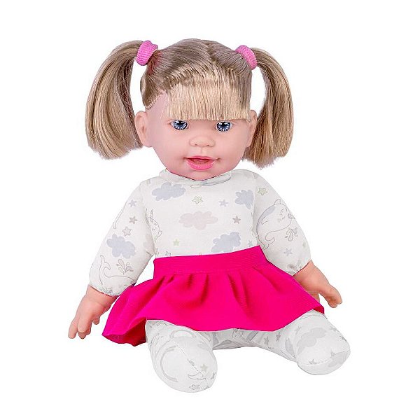 Boneca Baby Fofura com cabelo - Cotiplás
