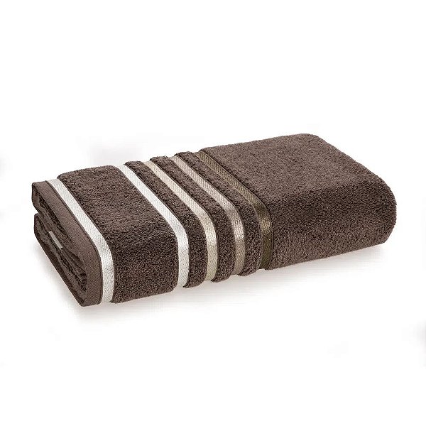 Toalha de Banho Gigante Lumina - Marrom - Karsten