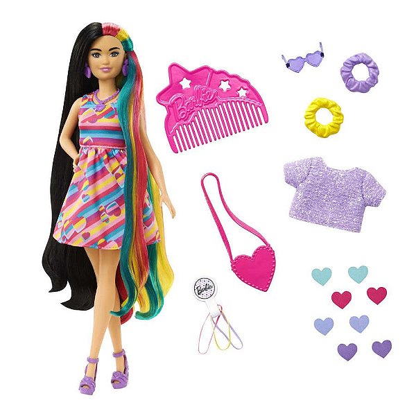 Boneca Barbie Totally Hair - Mattel