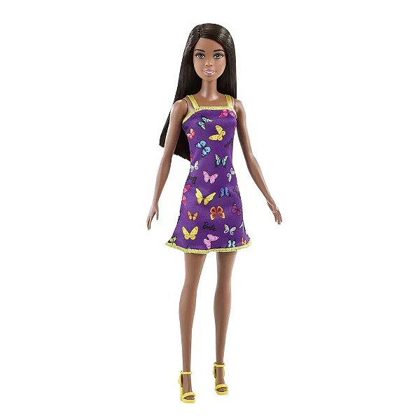 Boneca Barbie Fashion - Borboletas Roxa - Mattel