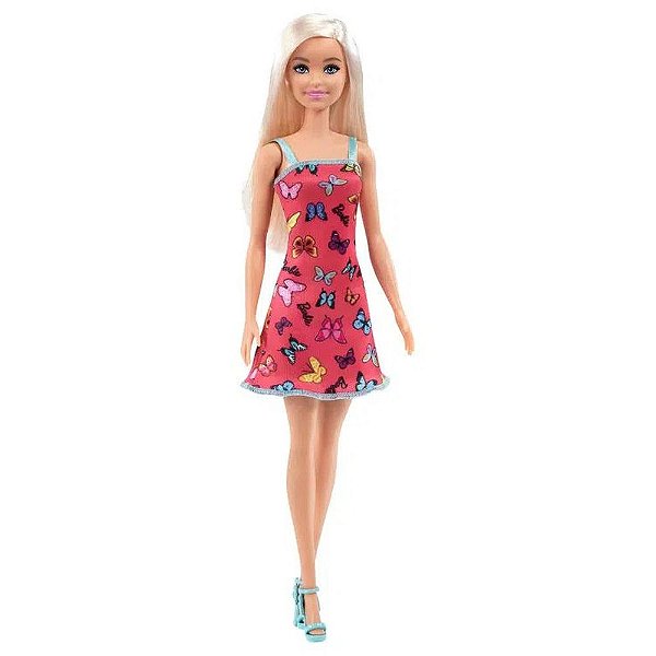 Brinquedo: Boneca Barbie Com Guarda Roupa - Mattel