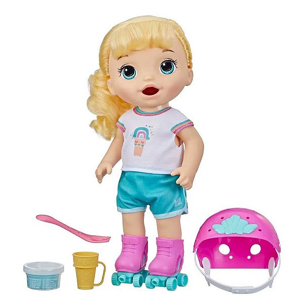 Boneca Baby Alive - Bebê Patinadora - Loira - Hasbro