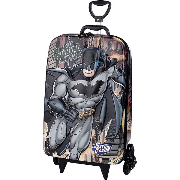 Mochila com Rodinha 3D - Liga da Justiça Batman - Diplomata