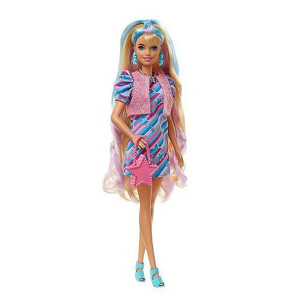 Barbie Totally Hair Com Acessórios Estrela - Mattel