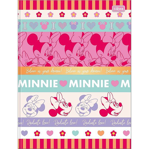 Caderno Brochura Minnie Believe - 80 Folhas - Tilibra