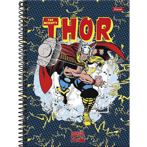 Caderno Marvel Thor - 80 Folhas - Foroni