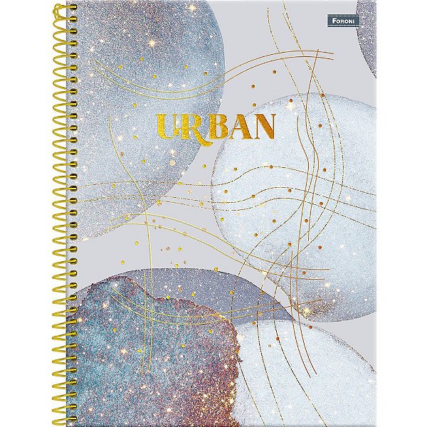 Caderno Urban Azul - 80 Folhas - Foroni