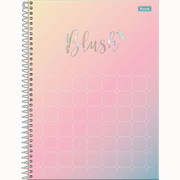 Caderno Blush Creme - 80 Folhas - Foroni