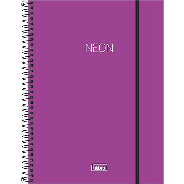 Caderno Neon Roxo - 80 Folhas - Tilibra