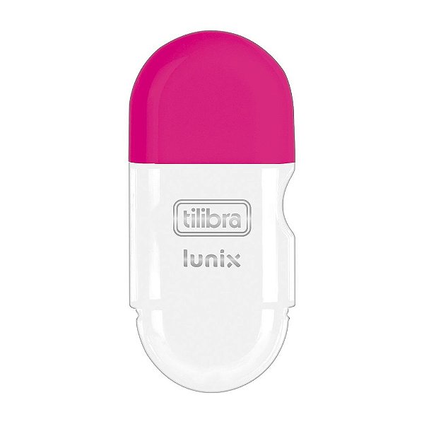 Corretivo em Fita 5mmx6m Lunix - Tampa Rosa - Tilibra