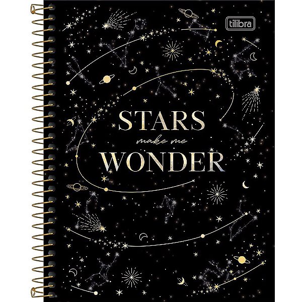 Caderno Colegial Magic Stars Wonder - 80 Folhas - Tilibra