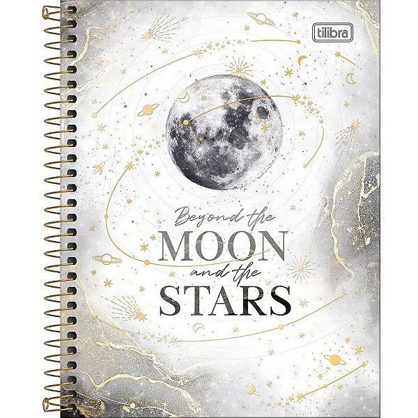 Caderno Colegial Magic Moon Stars - 80 Folhas - Tilibra