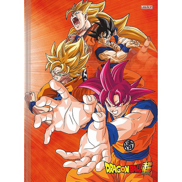 Caderno Brochura Dragon Ball Saiyajin - 80 Folhas - São Domingos