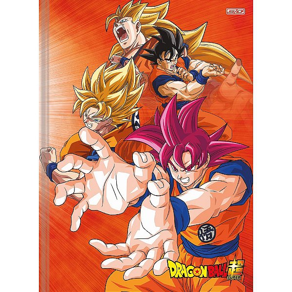 Caderno Dragon Ball Saiyajin - 80 Folhas - São Domingos - Casa Joka