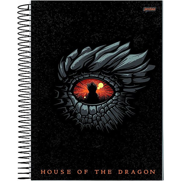 Caderno House of The Dragon Eyes - 80 Folhas - Jandaia