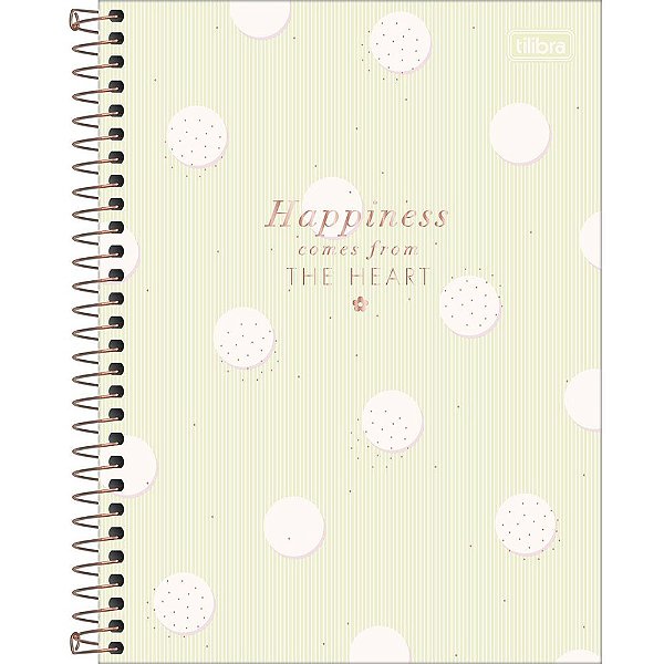 Caderno Colegial Soho Happines - 160 Folhas - Tilibra