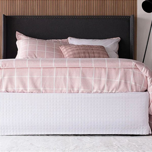 Saia Para Cama Box Probox Max King - Branco - Lavive