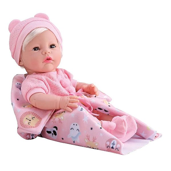 Boneca Diver Newborn Premium Com Cabelo - Menina - Divertoys