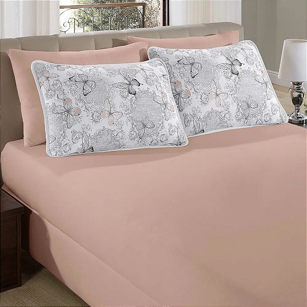 Conjunto de Cama Casal Chopin - 3 Peças - Vivaldi Premium