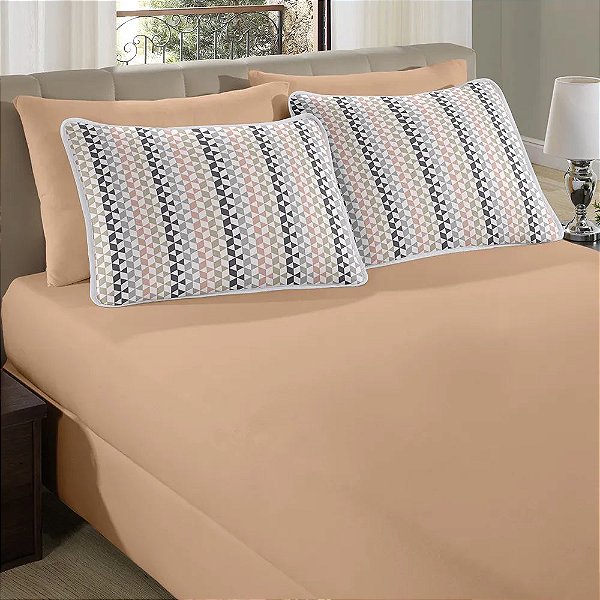 Conjunto de Cama Casal Disco - 3 Peças - Vivaldi Premium