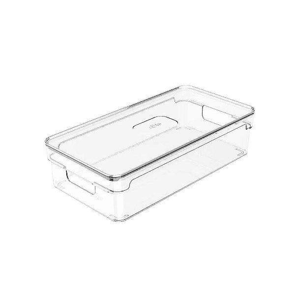 Organizador com Tampa Clear - Transparente - Ou