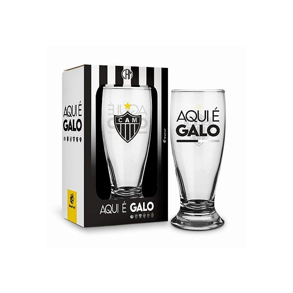 Copo Munich 200ml - Atlético Mineiro - BrasFoot