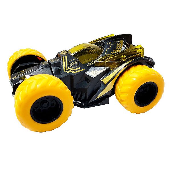 Carro Corrida Maluca - Preto e Amarelo - DM Toys