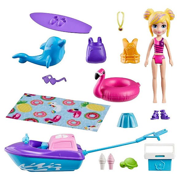 Polly Pocket - Pacote de Aventura Aquática - Mattel