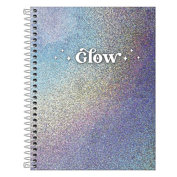 Caderno Colegial Glow - Let It Glow - 80 Folhas - Tilibra