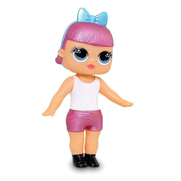 Mini Doll Fantasy - Cabelo Rosa - Adijomar