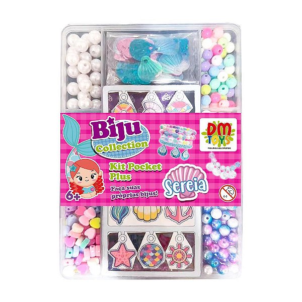 Biju Collection - Kit Sereia Pocket Plus - DM Toys