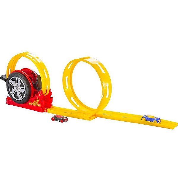 Lançador e Pista Mega Speed Duplo - BS Toys