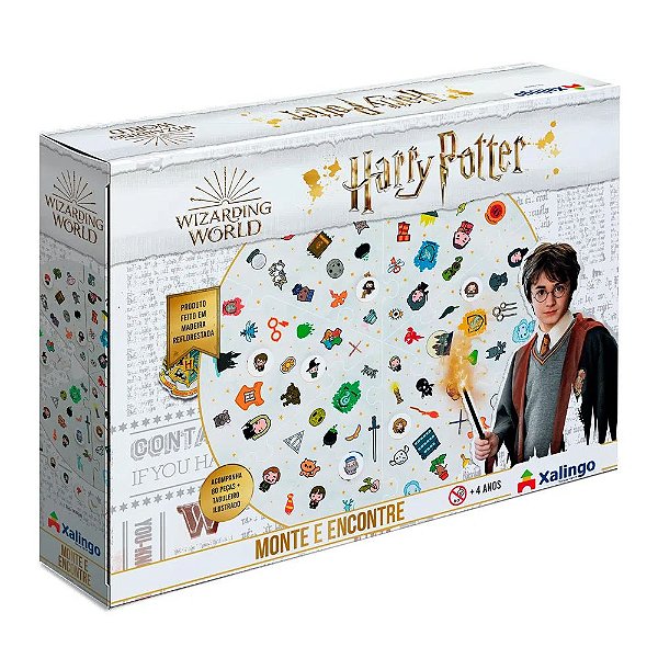 Jogos de Tabuleiro Harry Potter Xadrez Damas Xalingo