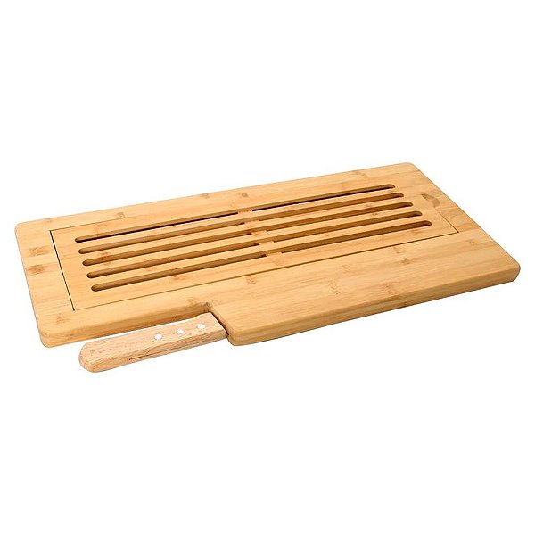 Tábua Para Pães Ecokitchen com Faca - Mimo Style