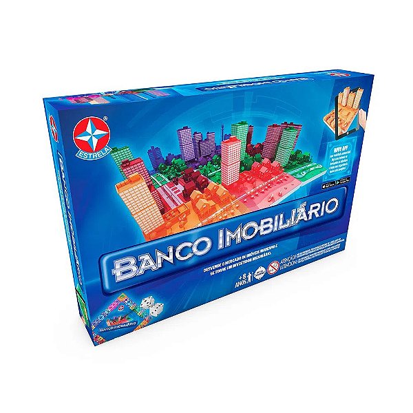 Jogo De Tabuleiro Super Banco Imobiliário C/ Maquina Estrela