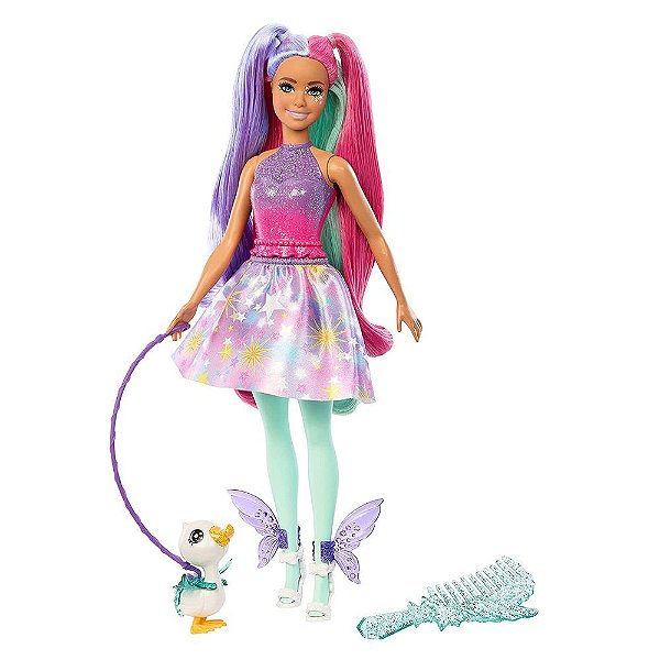 Boneca Barbie Toque de Mágica - Vestido Lilás - Mattel