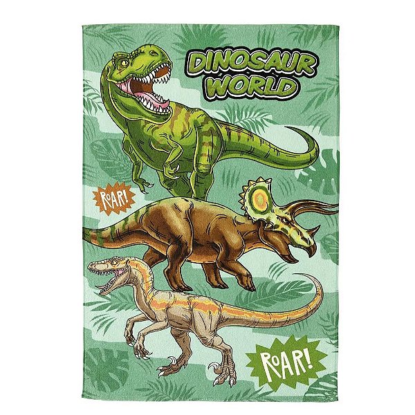 Toalha de Banho Infantil Dino - Döhler