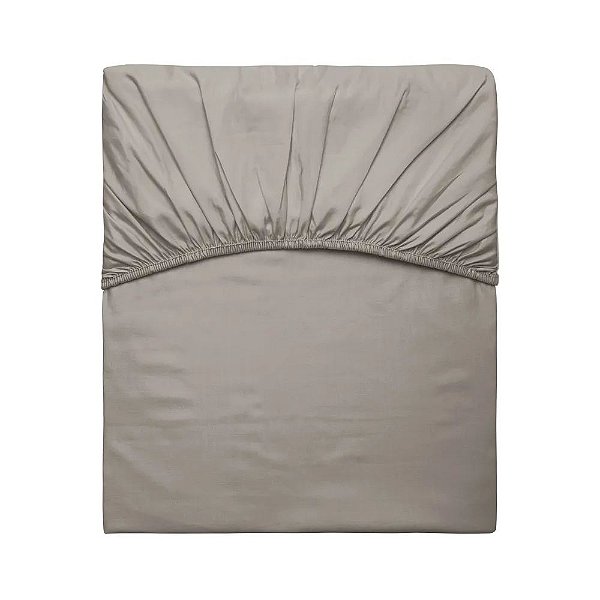 Lençol Com Elástico Satinee Casal 300 Fios - Fend Stone - Kacyumara