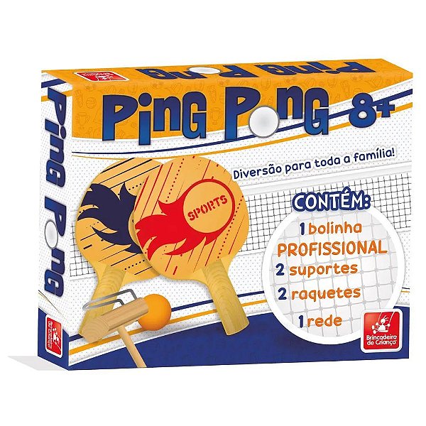 Jogo Ping Pong - Brincadeira de Criança