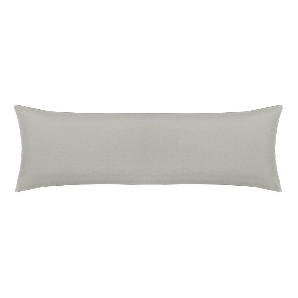 Fronha Body Pillow  40cm x 1,30m - Toque Acetinado - Cimento Queimado - Altenburg