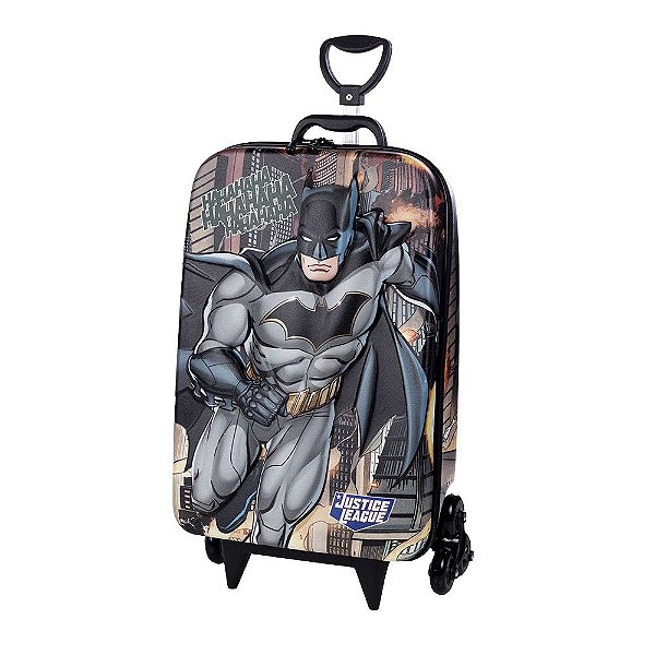 Mochila com Rodinha 3D - Liga da Justiça Batman - Diplomata