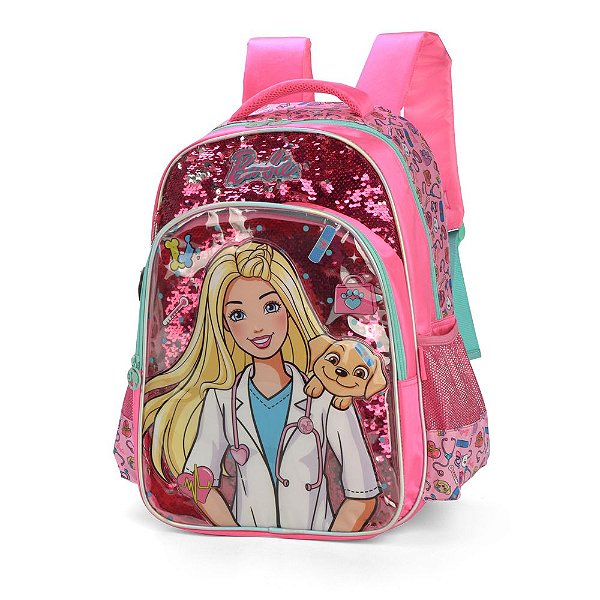 Mochila de Costas Barbie Pink - Luxcel