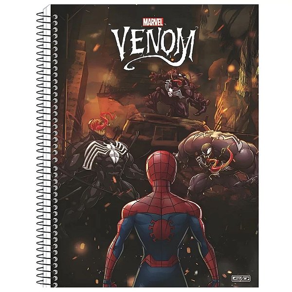 Caderno Venom Confronto - 240 Folhas - São Domigos