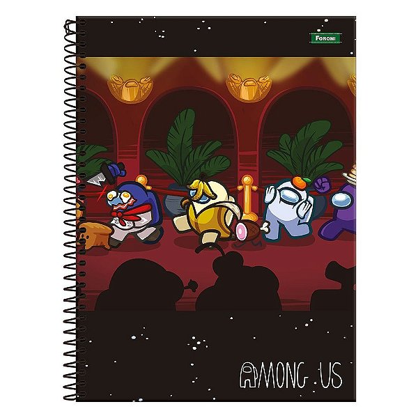 Caderno Amoung Us Banana - 160 Folhas - Foroni