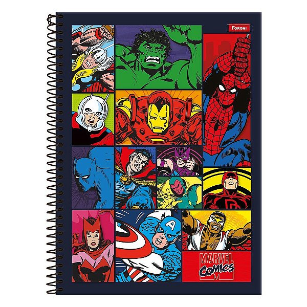 Caderno Marvel - Avengers - 80 Folhas - Foroni