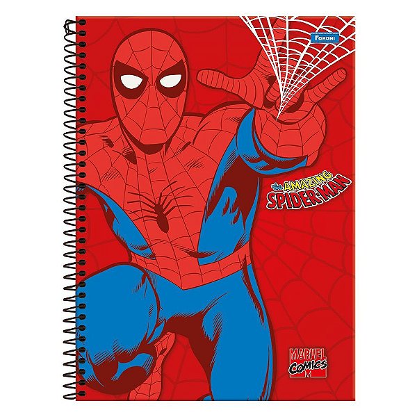 Caderno Marvel - Spider-Man - 80 Folhas - Foroni