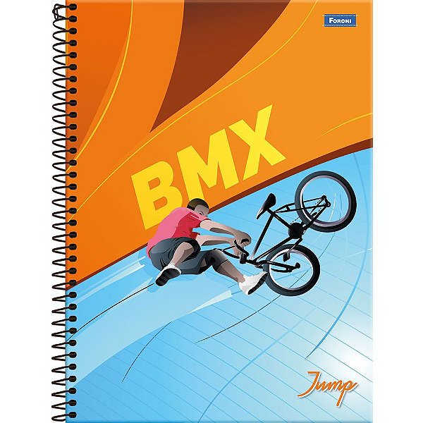Caderno Jump BMX - 1 Matéria - Foroni