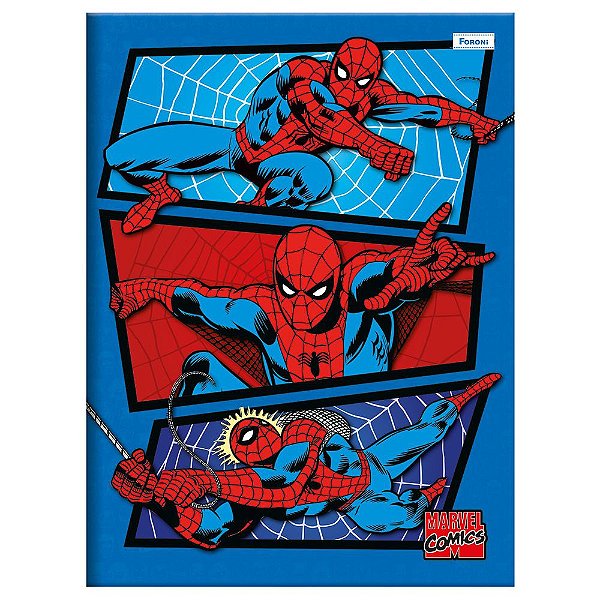 Caderno Brochura Marvel Homem Aranha - 80 folhas - Tilibra