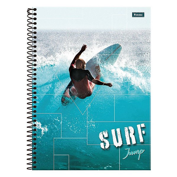 Caderno Jump - Surf - 20 Matérias - Foroni